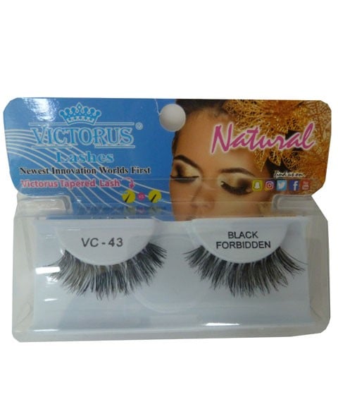 VICTORUS NATURAL FORBIDDEN EYE LASHES  VC 43 