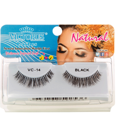 NATURAL VC14 BLACK LASHES  