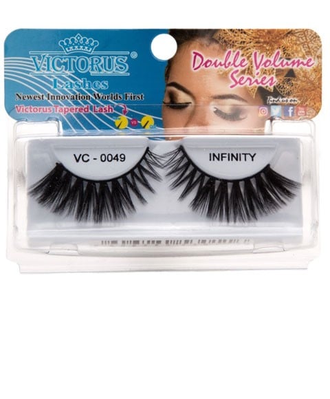 VICTORUS INFINITY EYE LASHES VC 0049 BLACK  
