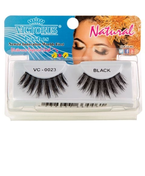 VICTORUS EYE LASHES VC 0023 BLACK  