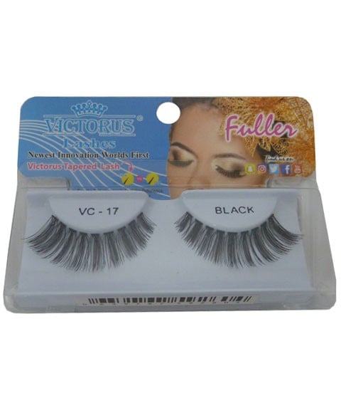 VICTORUS EYE LASHES  VC 17 BLACK  