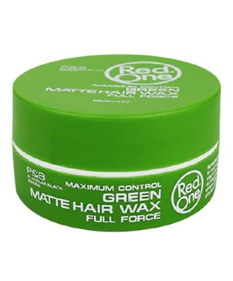 GREEN MATTE HAIR WAX FULL FORCE 