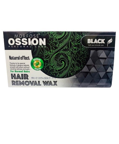 OSSION BLACK NATURAL EFFECT HAIR REMOVAL WAX FOR NORMAL HA