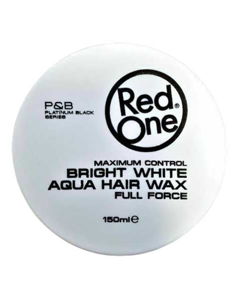 BRIGHT WHITE AQUA HAIR GEL WAX FULL FORCE 
