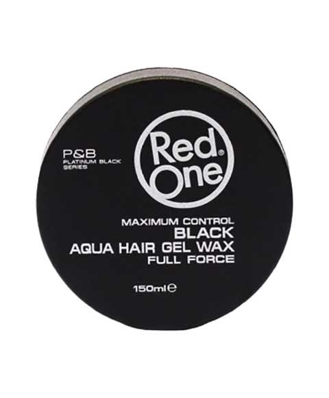 BLACK AQUA HAIR GEL WAX FULL FORCE 