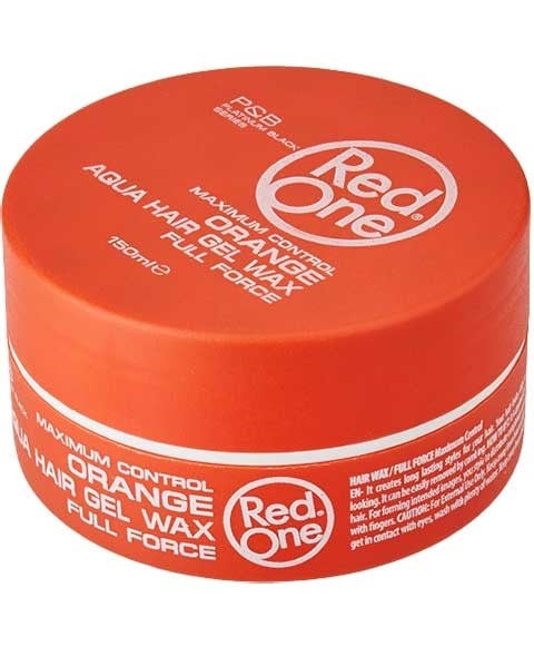 RED ONE ORANGE AQUA HAIR GEL WAX 