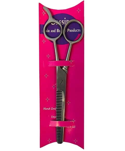 THINNING BARBER SCISSORS WITH HOOK  