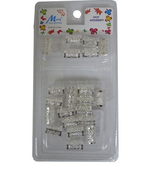 MURRY COLLECTION METAL TUBE CLIP SILVER MC44S 