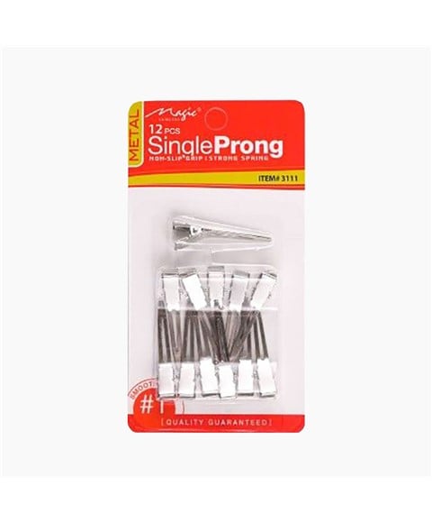 MAGIC COLLECTION METAL SINGLE PRONG CLIPS 3111 