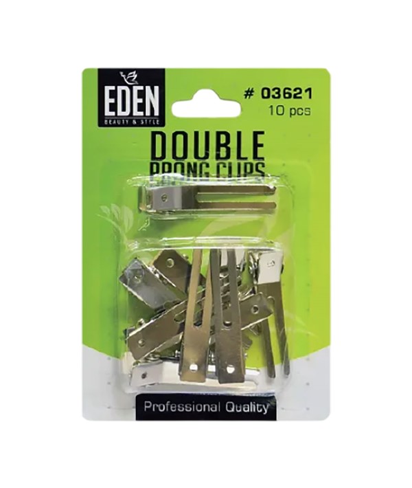 EDEN PROFESSIONAL QUALITY DOUBLE PRONG CLIPS 03621 
