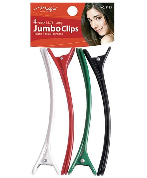 MAGIC COLLECTION PLASTIC JUMBO CLIPS 