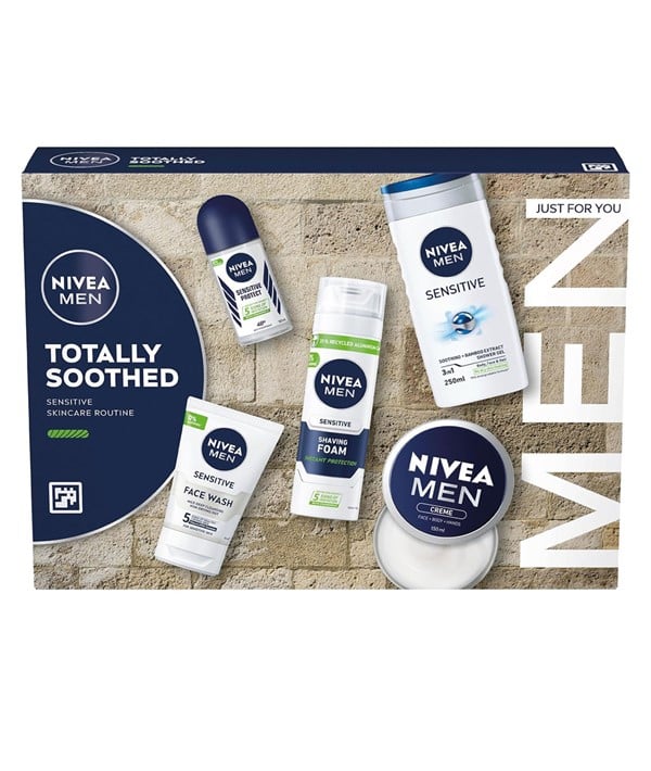 NIVEA MEN TOTALLY SOOTHED SENSITIVE SKINCARE GIFT SET 