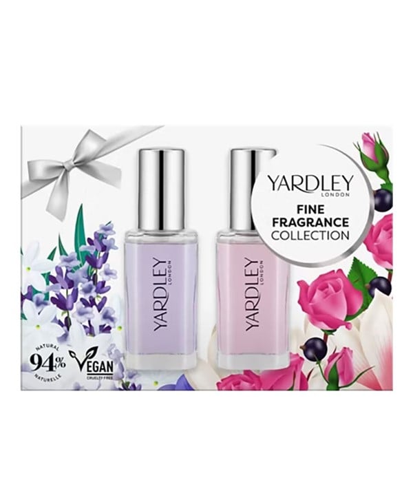 FINE FRAGRANCE ENGLISH LAVENDER AND ENGLISH ROSE GIFT SET