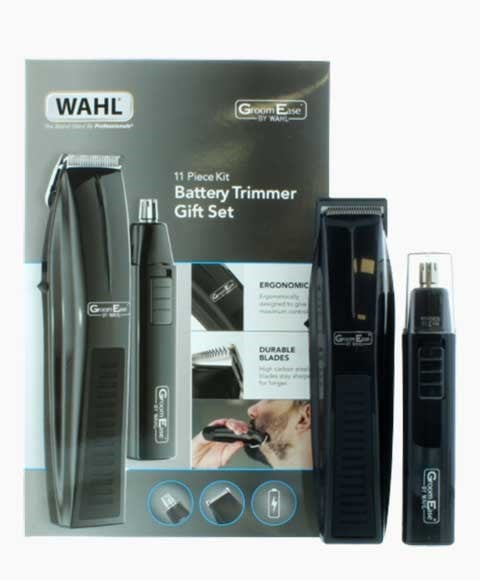 GROOM EASE BATTERY TRIMMER GIFT SET 
