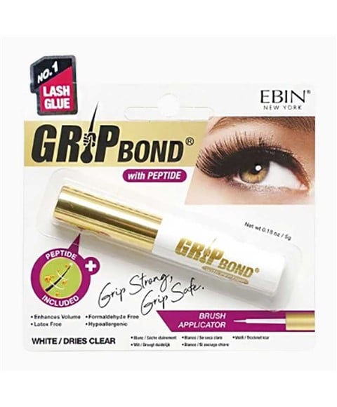 EBIN NEW YORK GRIP BOND PEPTIDE WHITE LASH GLUE 