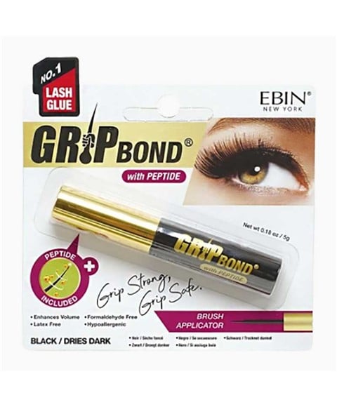 EBIN NEW YORK GRIP BOND PEPTIDE BLACK LASH GLUE 