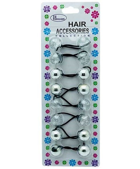 BLOSSOM HAIR ACCESSORIES COLLECTION PONYTAILER PPP11SIL 