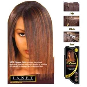 JANET COLLECTION HH EZWEFT REMY YAKI WEAVE 