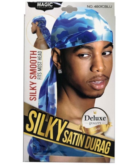 MAGIC COLLECTION SILKY SATIN DURAG 4801CBLU 