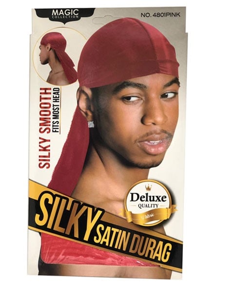 MAGIC COLLECTION SILKY SATIN DURAG 4801PINK 