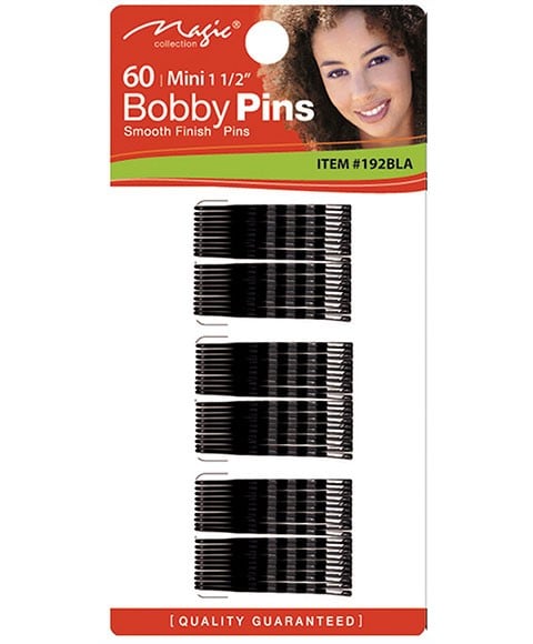 MAGIC COLLECTION BOBBY PINS MINI 192BLA 