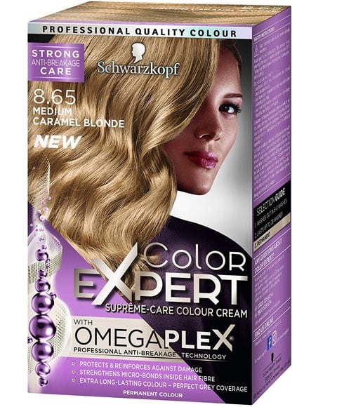 COLOR EXPERT OMEGAPLEX COLOUR CREAM 8.65 MEDIUM CARAMEL BL