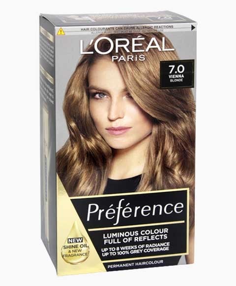 PREFERENCE LUMINOUS PERMANENT HAIR COLOR VIENNA BLONDE 