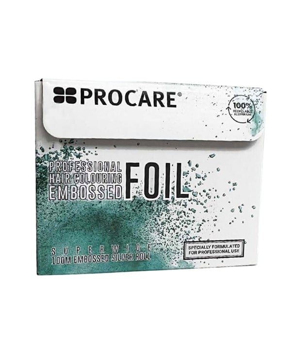 PROFESSIONAL HAIR COLOURING EMBOSSED SUPER WIDE SILVER FOI