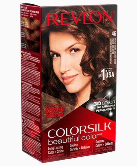 COLORSILK BEAUTIFUL COLOR PERMANENT HAIR COLOR 46 MEDIUM G