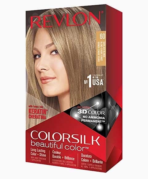 COLORSILK BEAUTIFUL COLOR PERMANENT HAIR COLOR 60 DARK ASH