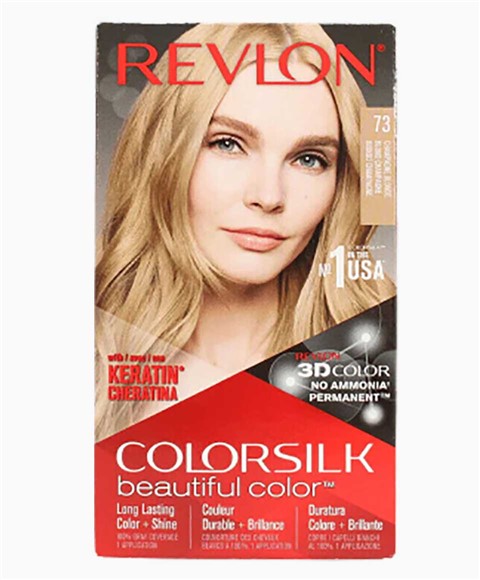 COLORSILK BEAUTIFUL COLOR PERMANENT HAIR COLOR 73 BLONDE C