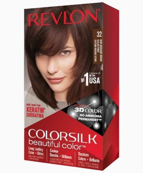 COLORSILK BEAUTIFUL COLOR PERMANENT HAIR COLOR 32 DARK MAH