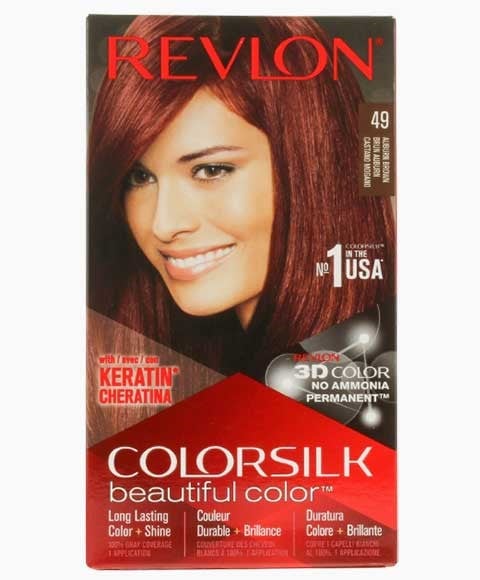 COLORSILK BEAUTIFUL COLOR PERMANENT HAIR COLOR 49 AUBURN B