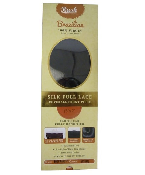 BRAZILIAN SILK FULL LACE COVERALL FRONT PIECE HH BODY WAVE