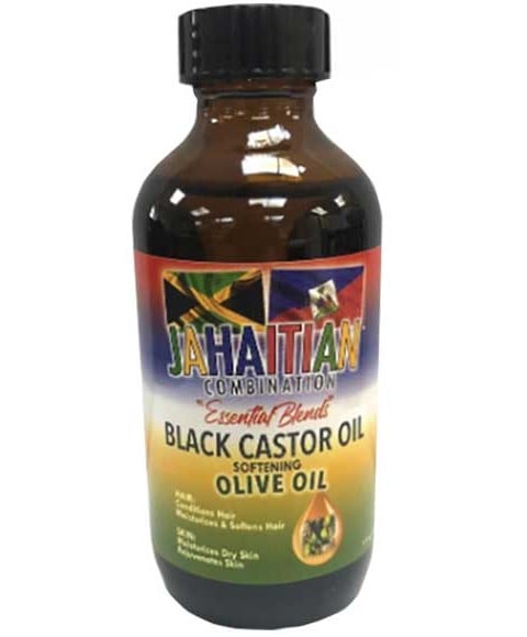 JAHAITIAN COMBINATION BLACK CASTOR OIL WITH OLIVE OIL 