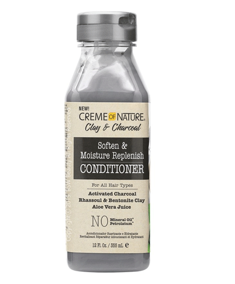 CLAY AND CHARCOAL SOFTEN AND MOISTURE REPLENISH CONDITIONE