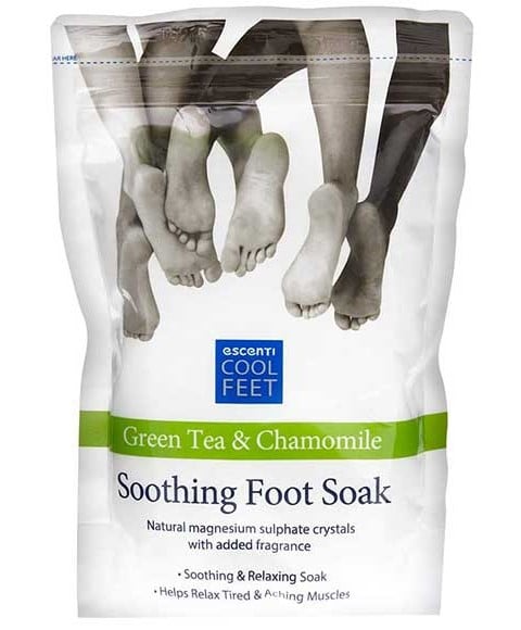 COOL FEET GREEN TEA AND CHAMOMILE SOOTHING FOOT SOAK 