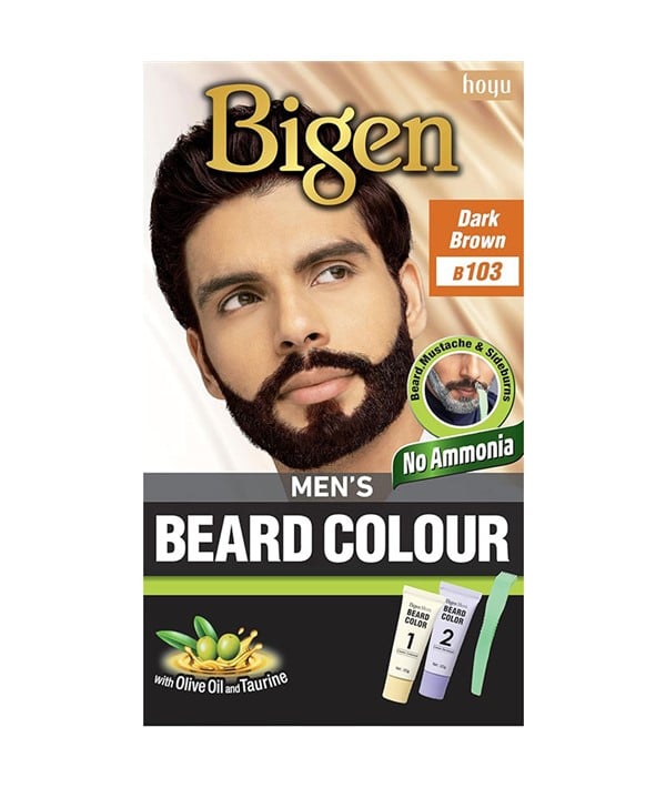 MENS BEARD COLOUR DARK BROWN B103 