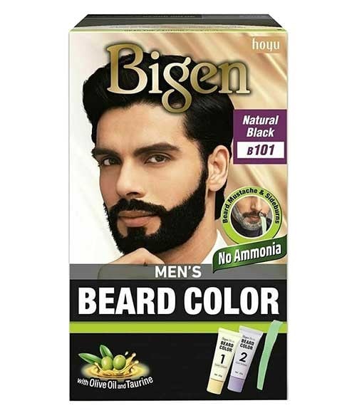 MENS BEARD COLOUR NATURAL BLACK B101 