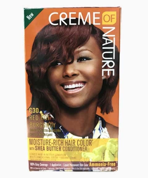 MOISTURE RICH HAIR COLOR WITH SHEA BUTTER CONDITIONER C30