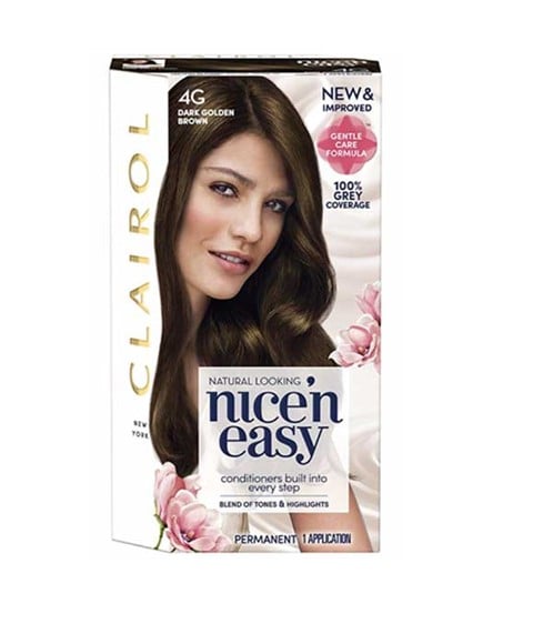 NICE N EASY PERMANENT COLOURS 4G DARK GOLDEN BROWN 