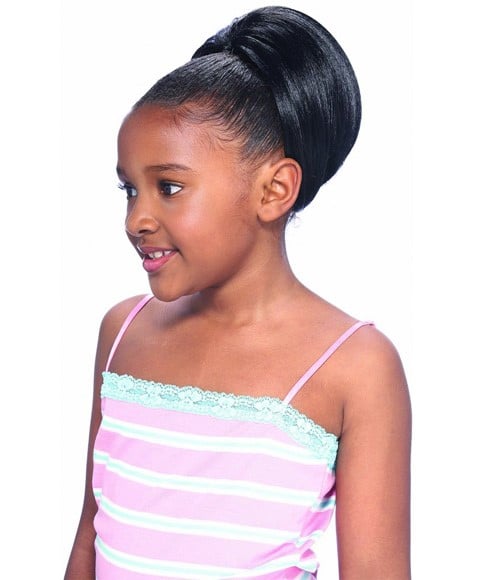 GLANCE DRAWSTRING KIDS PONYTAIL SYN EMMA 