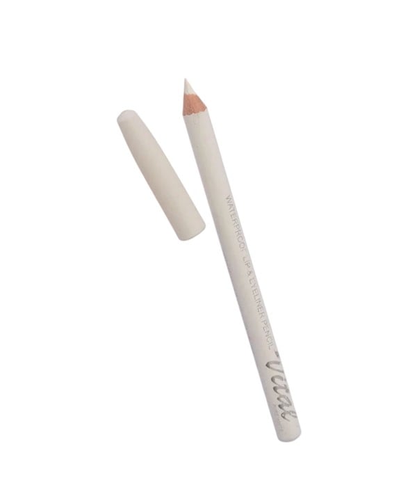 WATERPROOF LIP AND EYELINER PENCIL PURE WHITE 