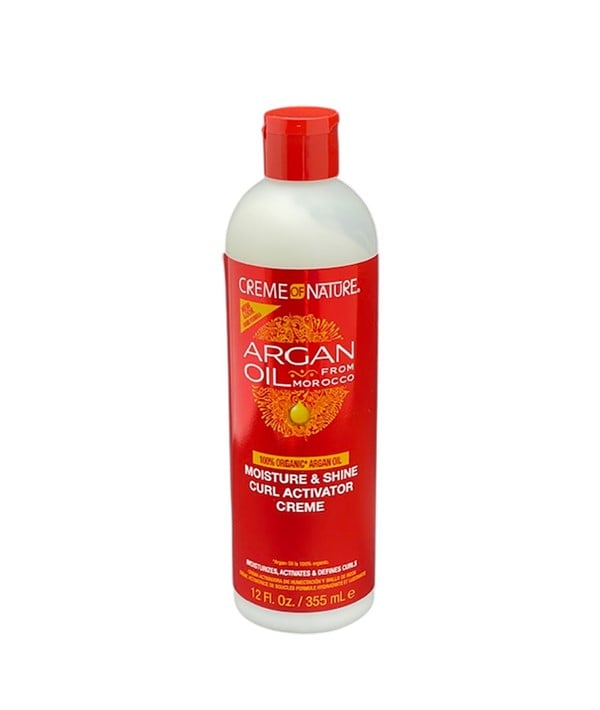 ARGAN OIL MOISTURE AND SHINE CURL ACTIVATOR CREME 