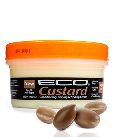 ECO CUSTARD STYLING CREAM ARGAN OIL 