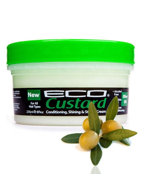 ECO CUSTARD STYLING CREAM OLIVE OIL 