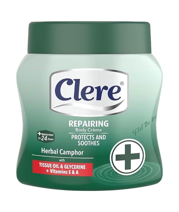 CLERE REPAIRING PROTECTS AND SOOTHES BODY CREAM 