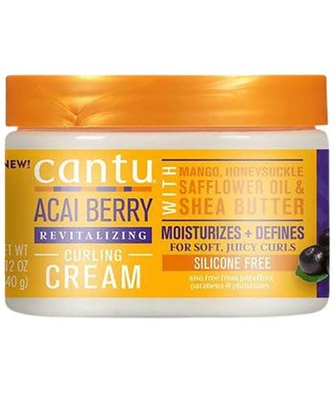 CANTU ACAI BERRY AND SHEA BUTTER REVITALIZING CURLING CREA