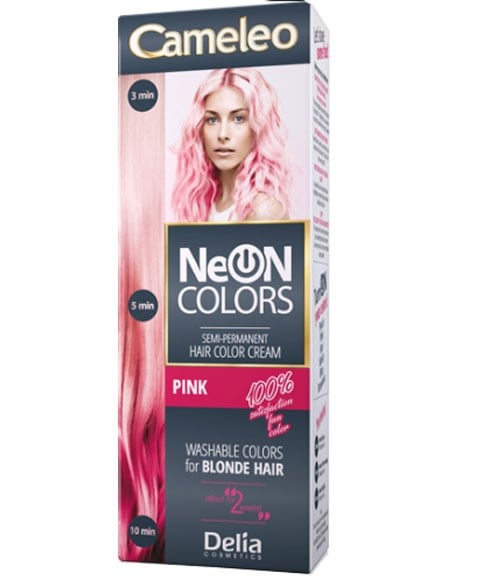 NEON COLORS SEMI PERMANENT HAIR COLOR CREAM 