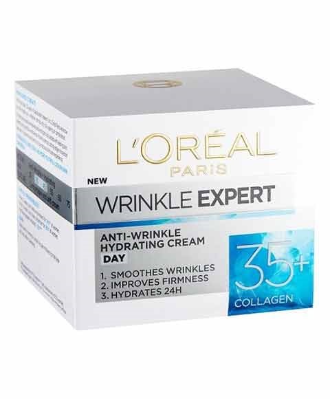 WRINKLE EXPERT ANTI WRINKLE HYDRATING DAY CREAM 35 COLLAGE